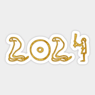 2024 In Symbols 2 Sticker